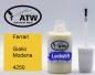 Preview: Ferrari, Giallo Modena, 4250: 20ml Lackstift, von ATW Autoteile West.